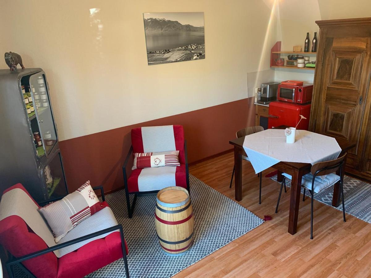 Apartamento La Gremillette Gourmande Lavaux Rivaz Exterior foto
