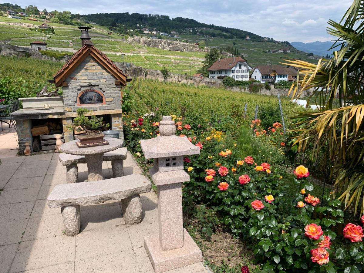 Apartamento La Gremillette Gourmande Lavaux Rivaz Exterior foto