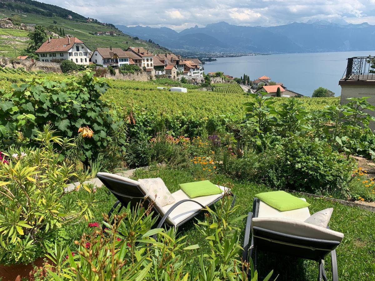 Apartamento La Gremillette Gourmande Lavaux Rivaz Exterior foto